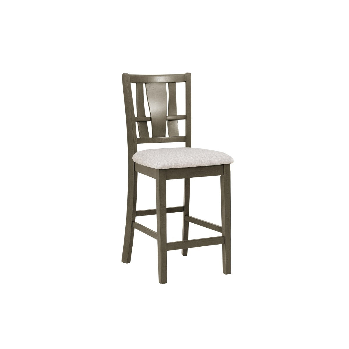 Cruz Gray Mindy 5-Piece Counter Height Set - SH1156GRY-36 - Luna Furniture - Dallas Store