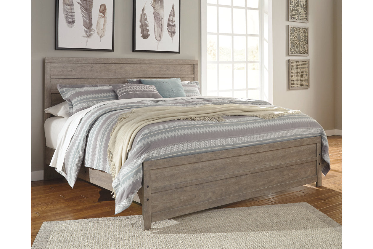 Culverbach Gray King Panel Bed - SET | B070-72 | B070-97 - Luna Furniture - Dallas Store