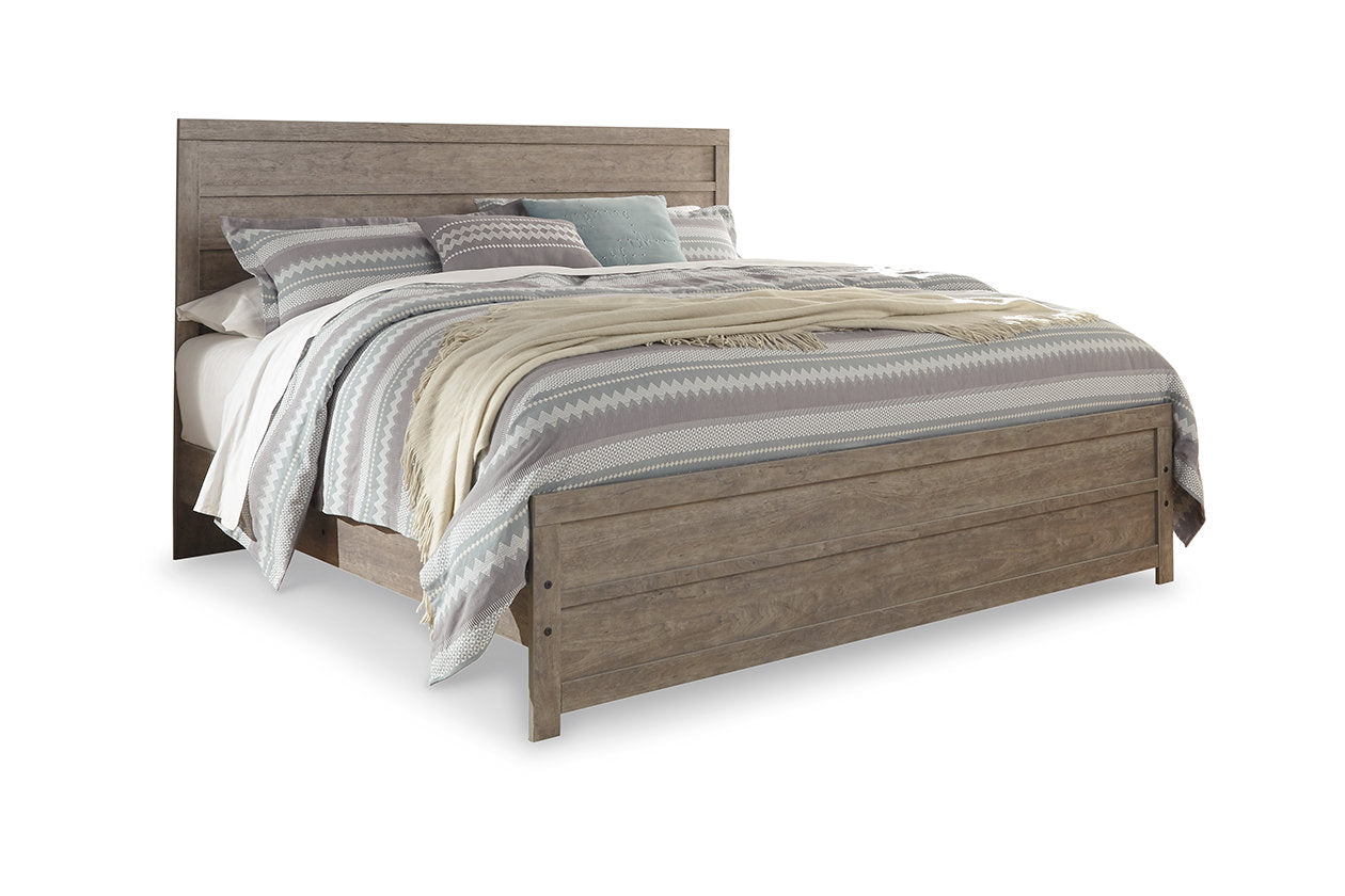 Culverbach Gray King Panel Bed - SET | B070-72 | B070-97 - Luna Furniture - Dallas Store