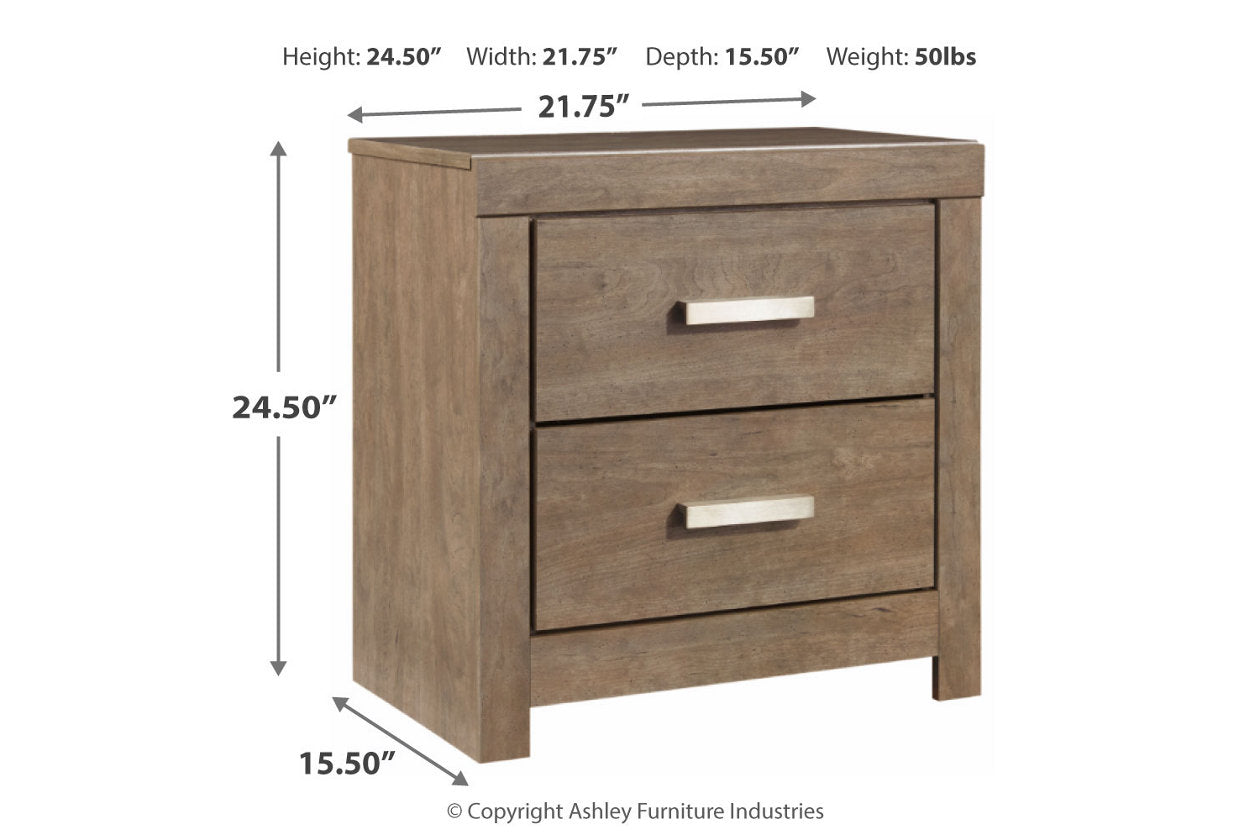 Culverbach Gray Nightstand - B070-92 - Luna Furniture - Dallas Store