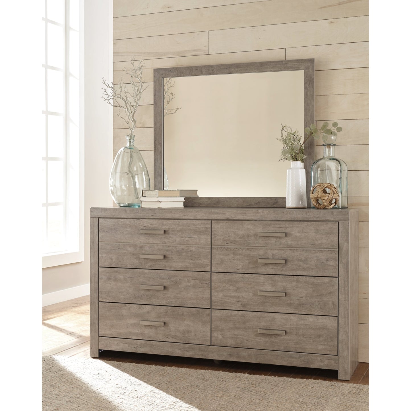 Culverbach Gray Panel Bedroom Set - SET | B070-72 | B070-97 | B070-31 | B070-36 | B070-92 | B070-46 - Luna Furniture - Dallas Store