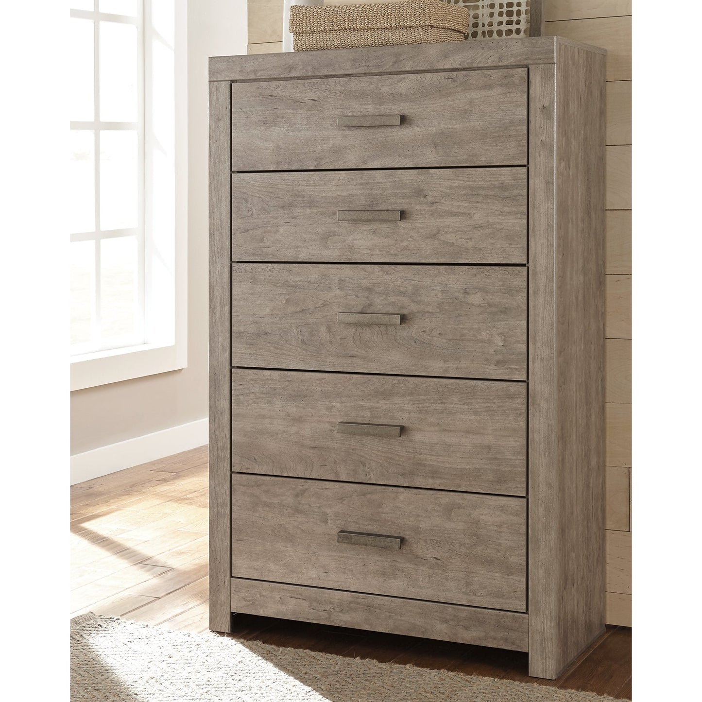 Culverbach Gray Panel Bedroom Set - SET | B070-72 | B070-97 | B070-31 | B070-36 | B070-92 | B070-46 - Luna Furniture - Dallas Store