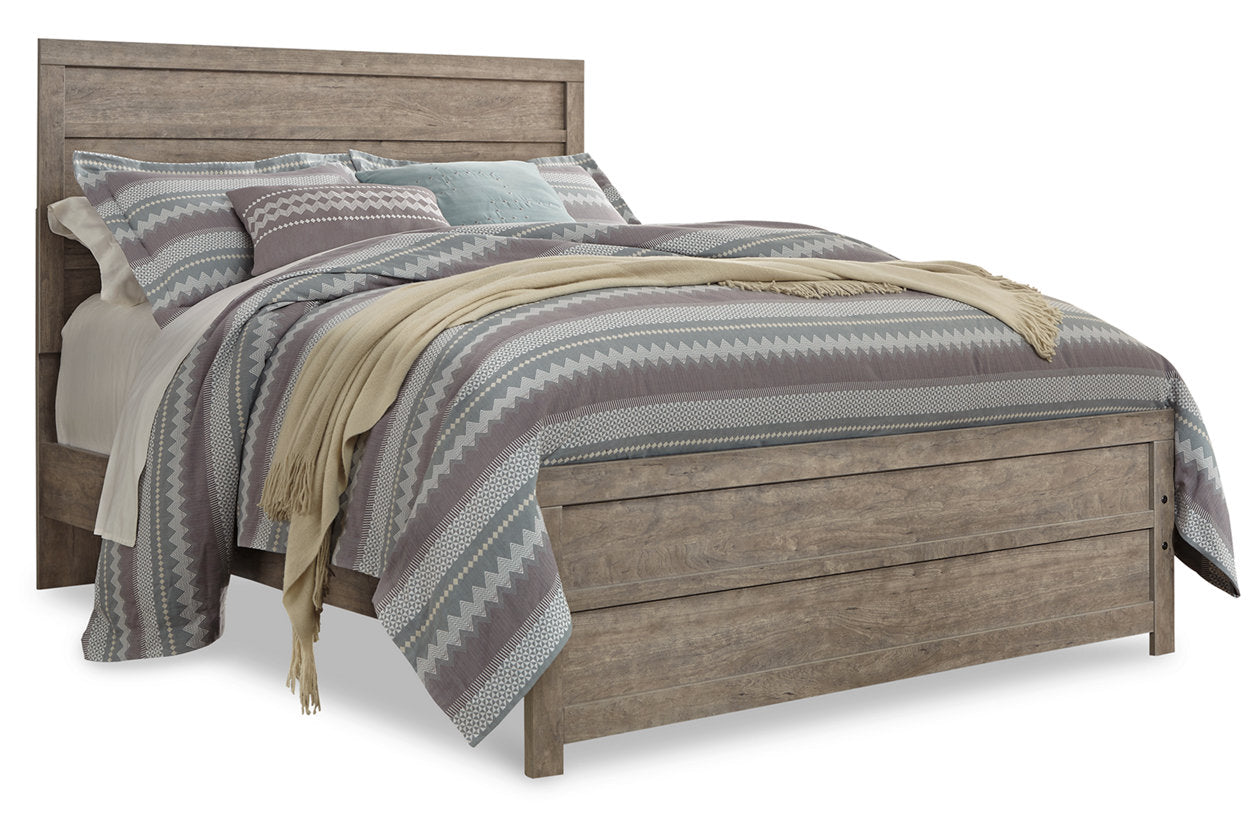 Culverbach Gray Queen Panel Bed - SET | B070-71 | B070-96 - Luna Furniture - Dallas Store