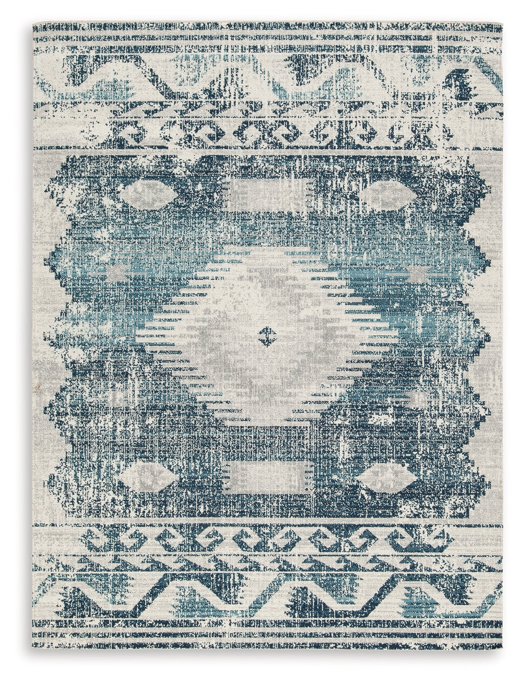 Daddridge Blue/Gray/Ivory 8' x 10' Rug - R900101 - Luna Furniture - Dallas Store