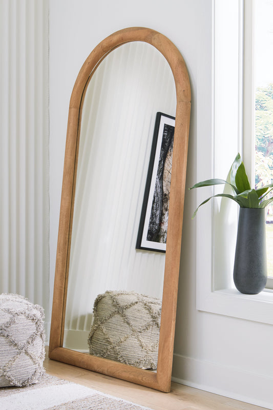 Dairville Brown Floor Mirror - A8010323 - Luna Furniture - Dallas Store