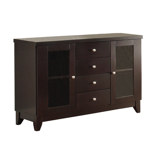Daisy Dark Brown Server - 710-40 - Luna Furniture - Dallas Store
