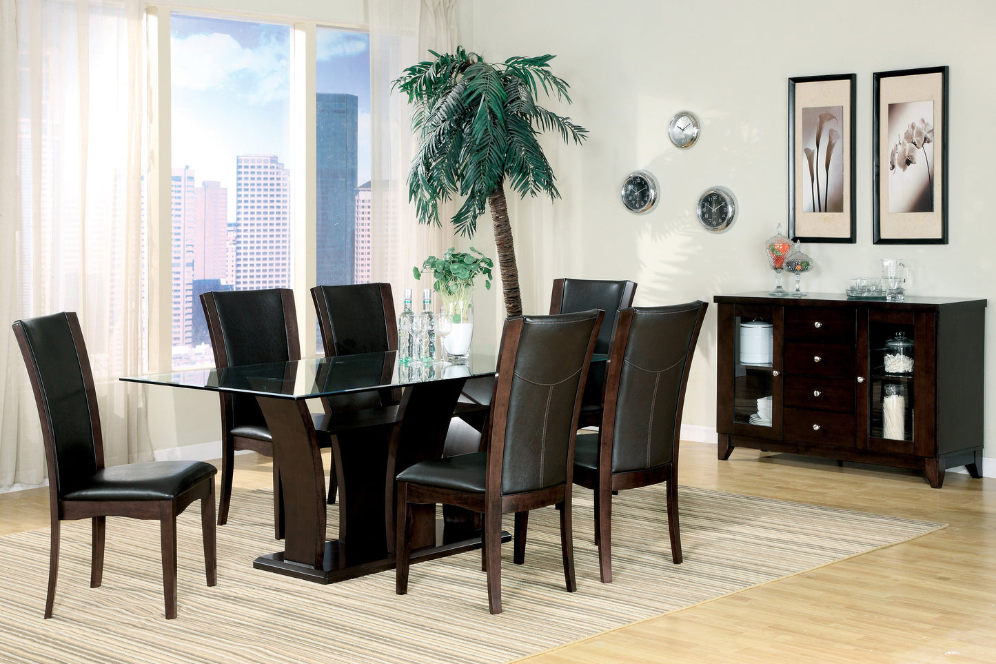 Daisy Dark Brown Server - 710-40 - Luna Furniture - Dallas Store