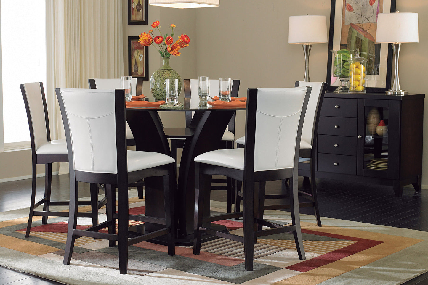 Daisy Dark Brown Server - 710-40 - Luna Furniture - Dallas Store