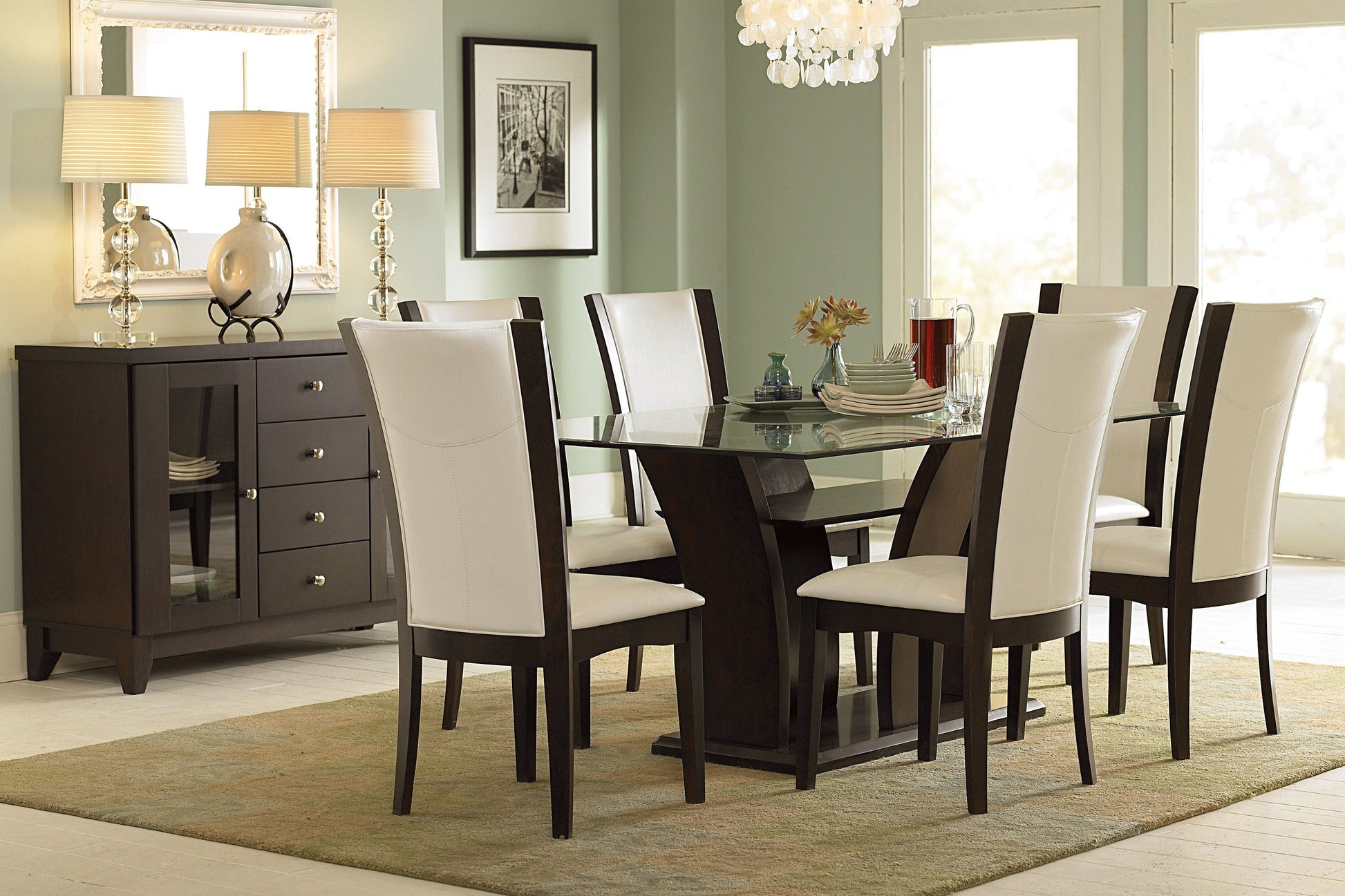 Daisy Dark Brown Server - 710-40 - Luna Furniture - Dallas Store