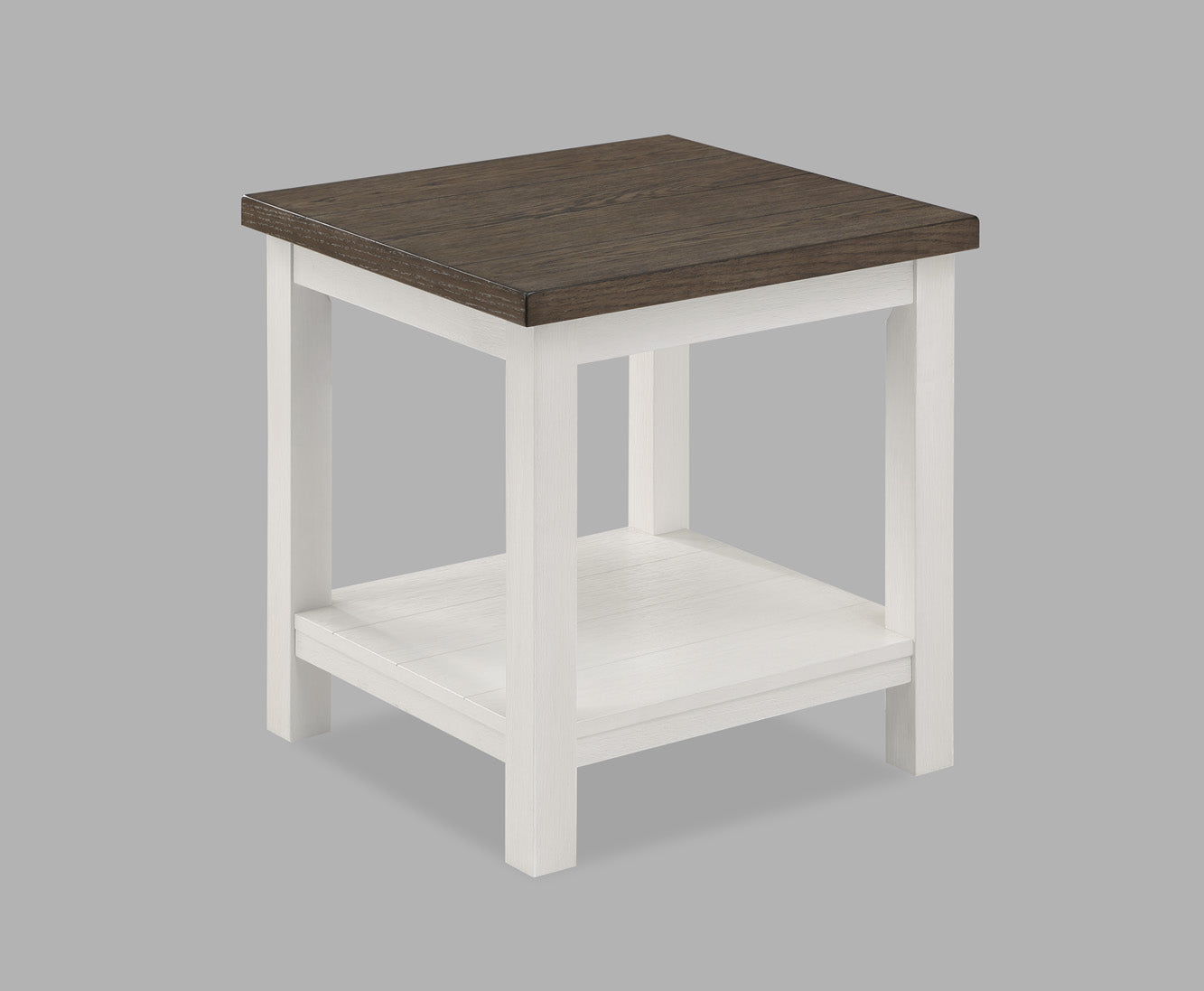 Dakota Chalk White End Table - 3713CG-02 - Luna Furniture - Dallas Store