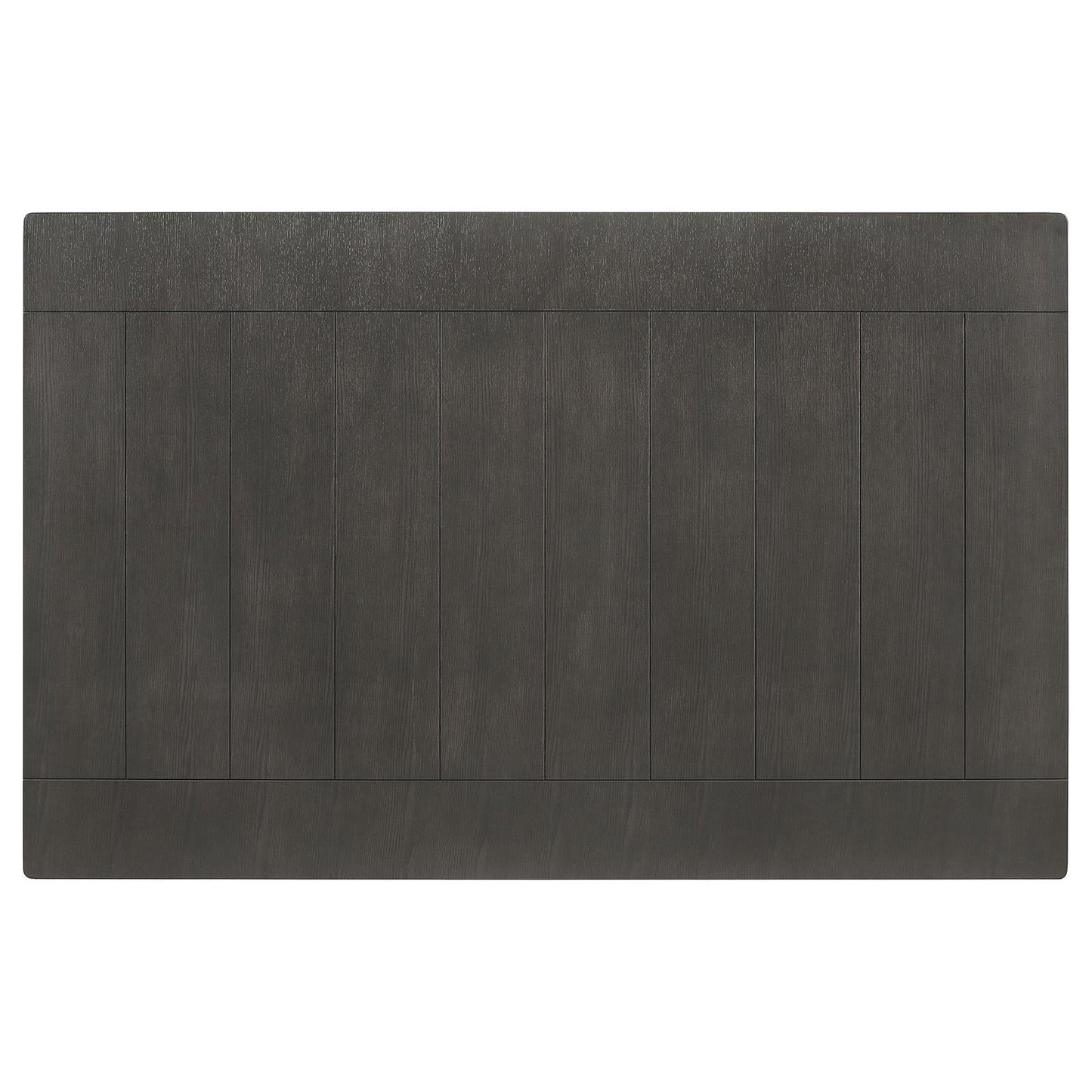 Dalila Dark Gray Rectangular Plank Top Dining Table - 102721GRY - Luna Furniture - Dallas Store