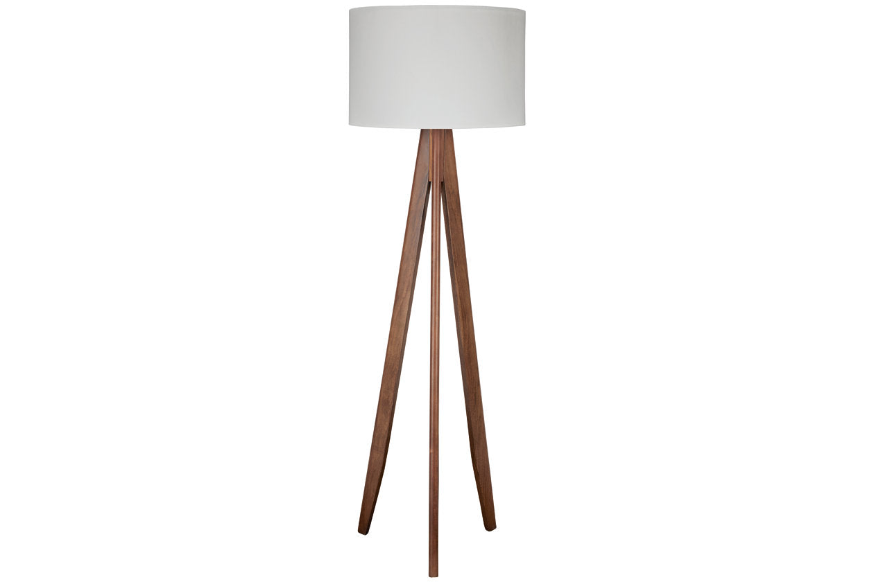 Dallson Brown Floor Lamp - L329011 - Luna Furniture - Dallas Store