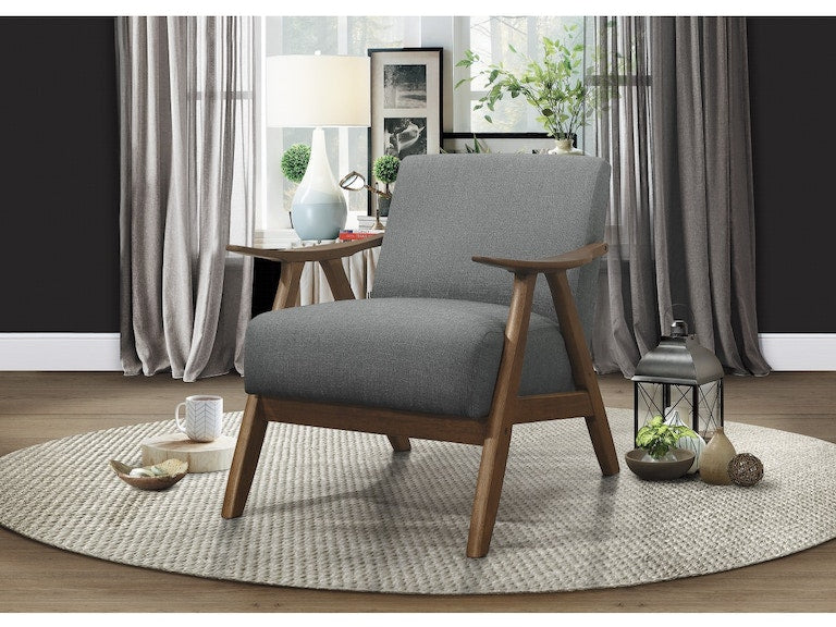 Damala Gray Accent Chair - 1138GY-1 - Luna Furniture - Dallas Store
