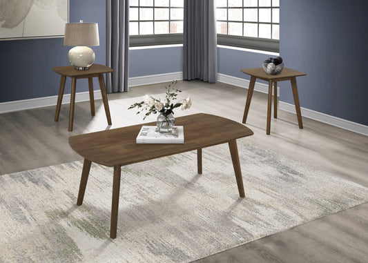 Damala Walnut 3-Piece Pack Occasional Set - 1138-31 - Luna Furniture - Dallas Store