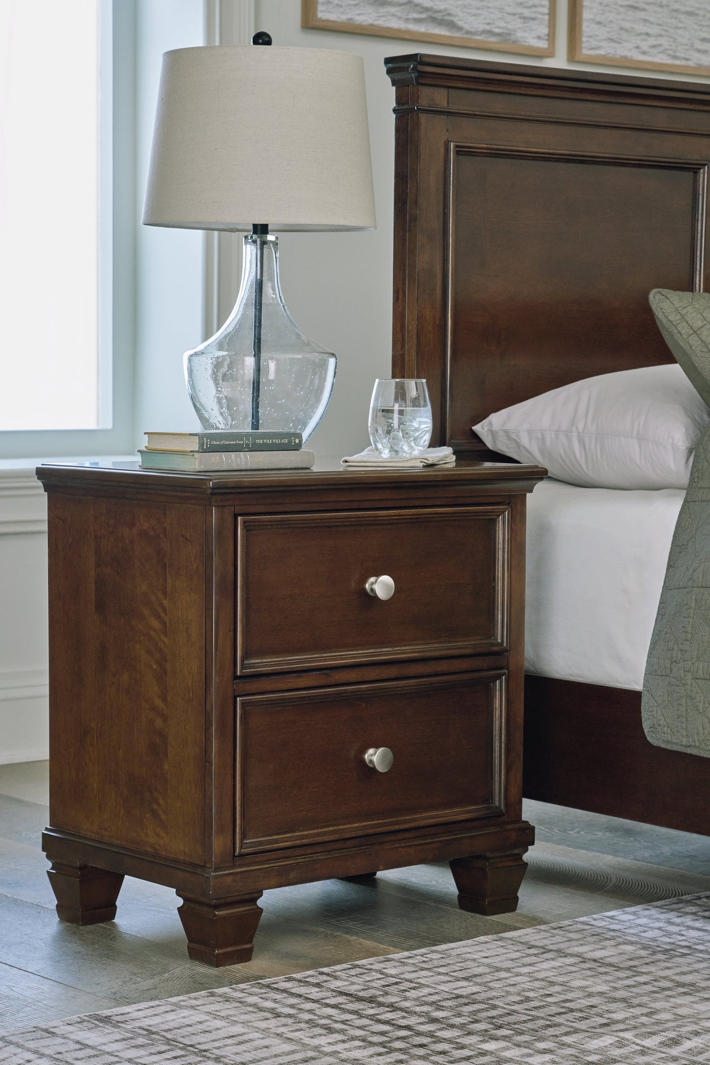 Danabrin Brown Nightstand - B685-92 - Luna Furniture - Dallas Store