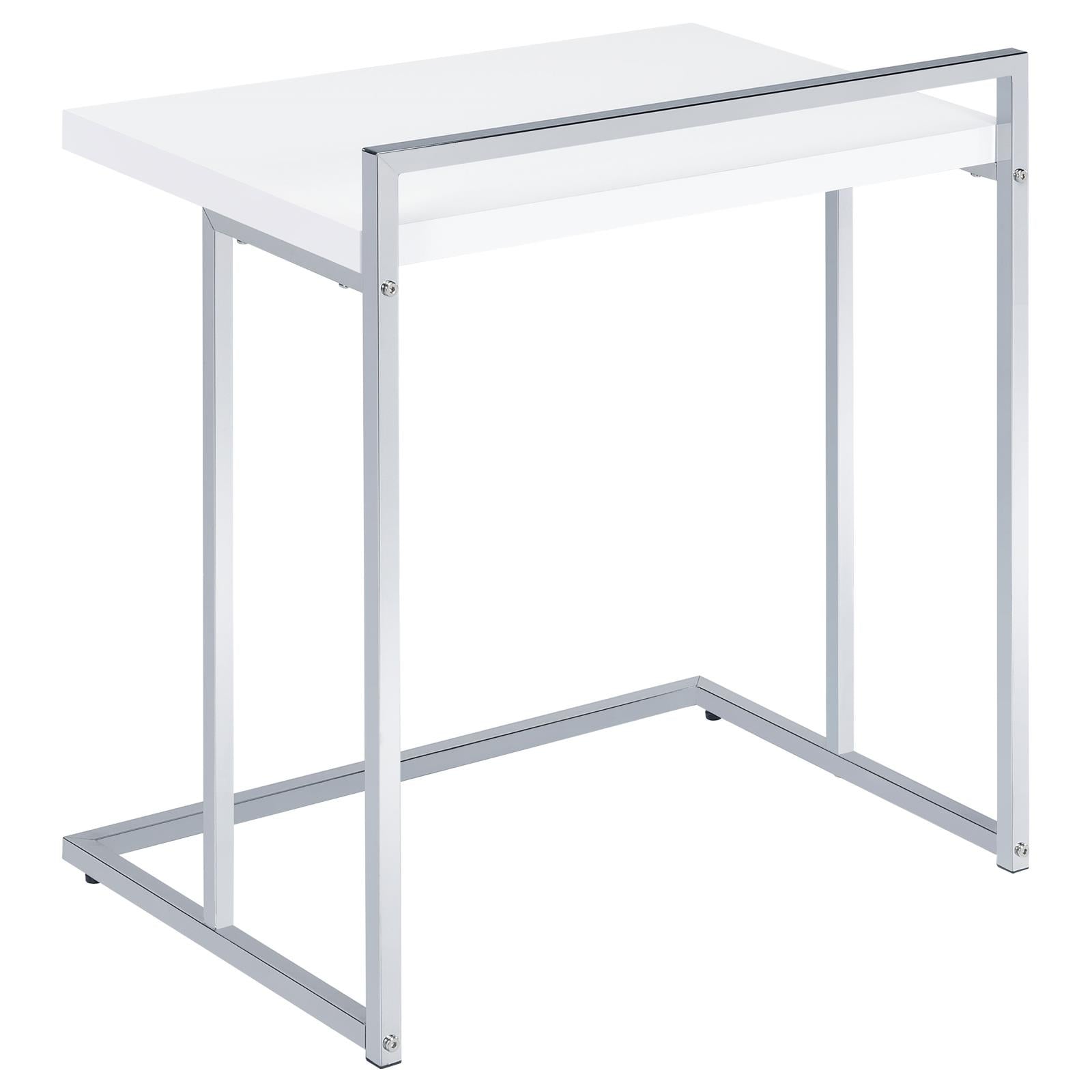 Dani Rectangular Snack Table with Metal Base - 936118 - Luna Furniture - Dallas Store