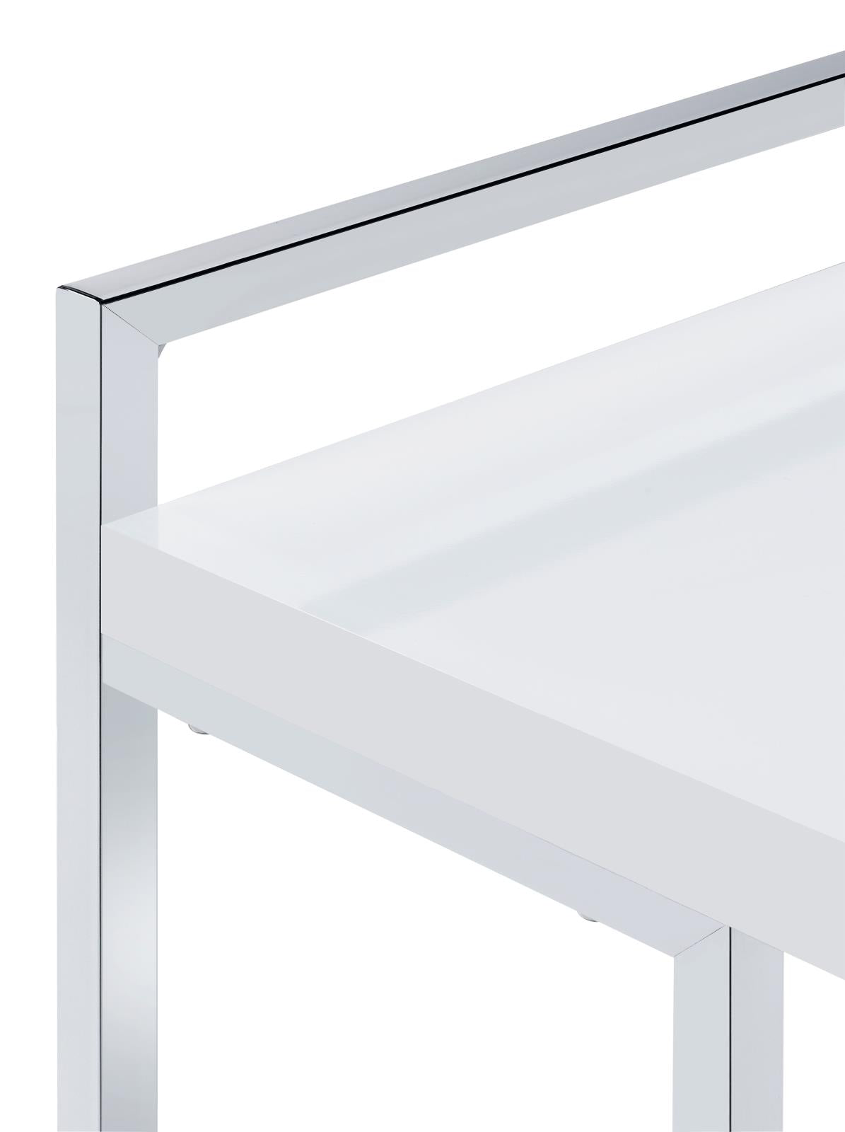 Dani Rectangular Snack Table with Metal Base - 936118 - Luna Furniture - Dallas Store
