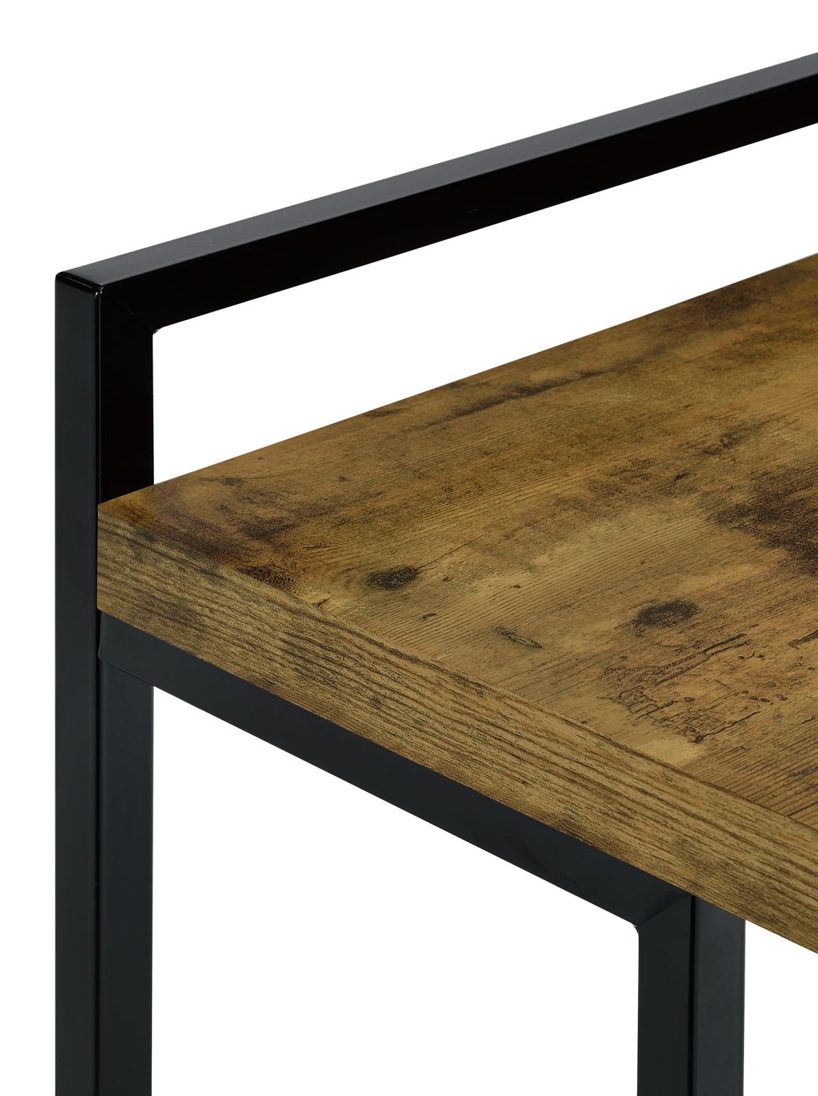 Dani Rectangular Snack Table with Metal Base - 936122 - Luna Furniture - Dallas Store