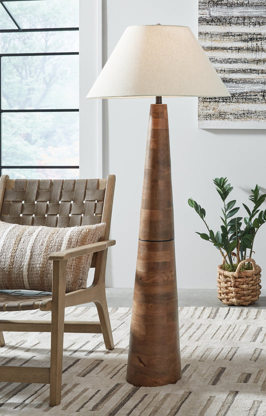 Danset Brown Floor Lamp - L329101 - Luna Furniture - Dallas Store