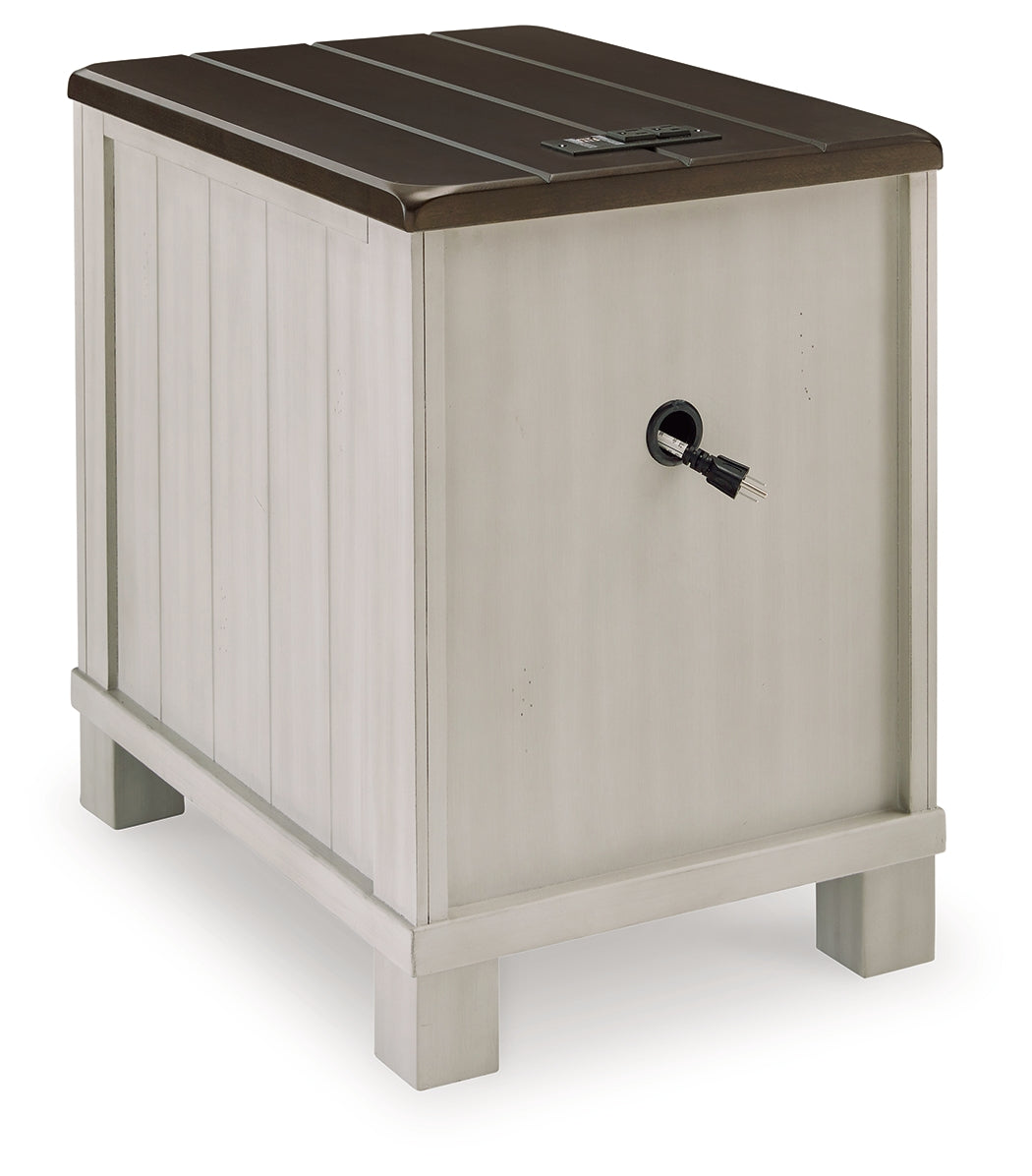 Darborn Gray/Brown Chairside End Table - T796-7 - Luna Furniture - Dallas Store