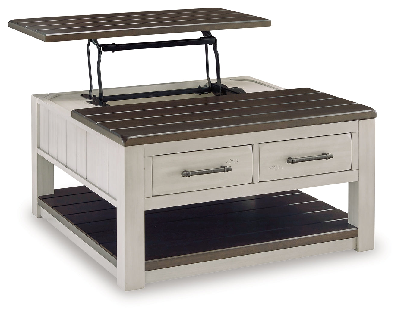 Darborn Gray/Brown Lift Top Coffee Table - T796-00 - Luna Furniture - Dallas Store