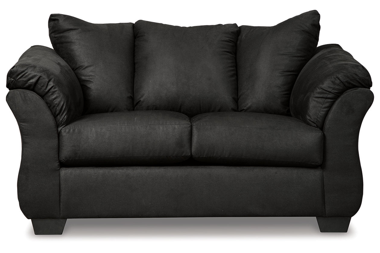 Darcy Black Loveseat - 7500835 - Luna Furniture - Dallas Store