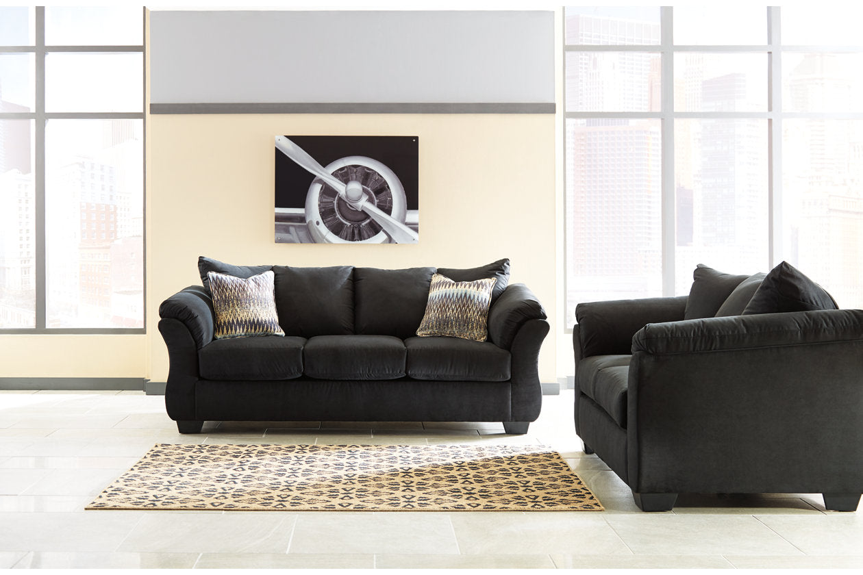 Darcy Black Loveseat - 7500835 - Luna Furniture - Dallas Store