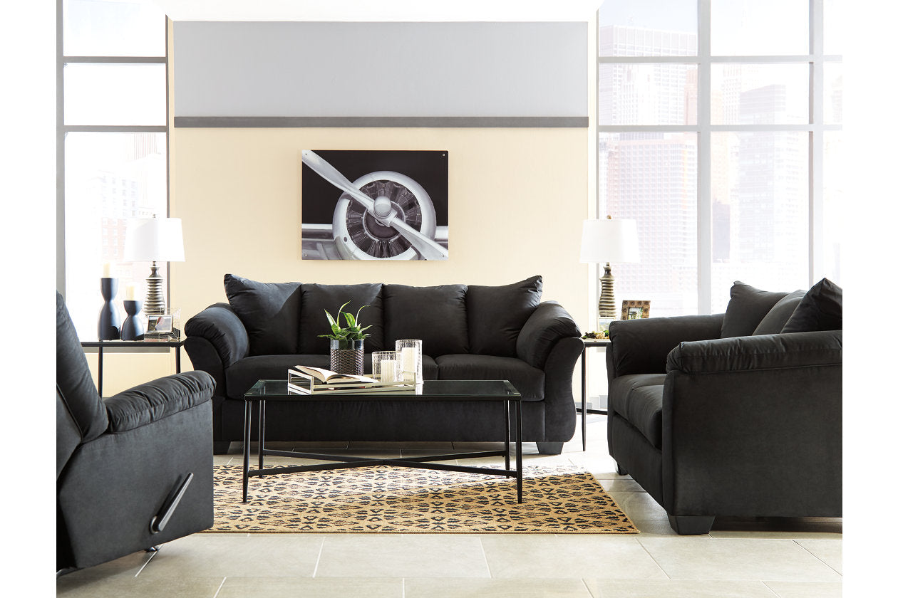 Darcy Black Loveseat - 7500835 - Luna Furniture - Dallas Store