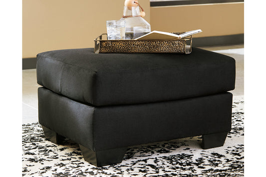 Darcy Black Ottoman - 7500814 - Luna Furniture - Dallas Store