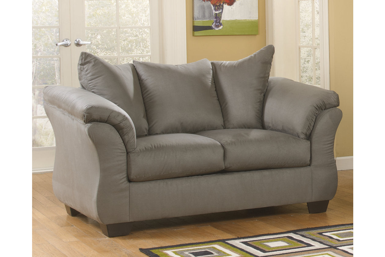 Darcy Cobblestone Loveseat - 7500535 - Luna Furniture - Dallas Store