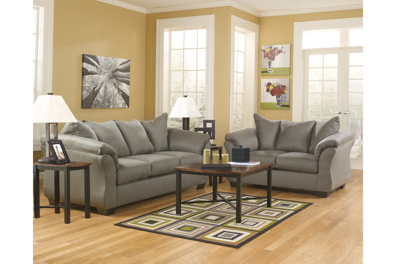 Darcy Cobblestone Loveseat - 7500535 - Luna Furniture - Dallas Store
