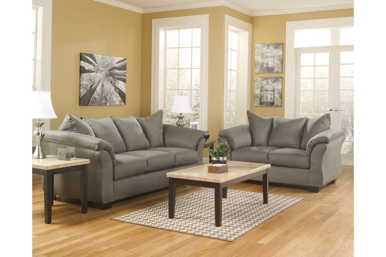 Darcy Cobblestone Loveseat - 7500535 - Luna Furniture - Dallas Store