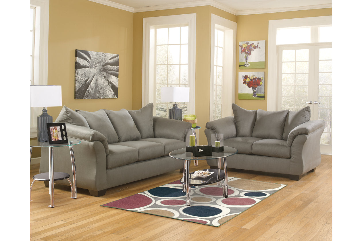 Darcy Cobblestone Loveseat - 7500535 - Luna Furniture - Dallas Store