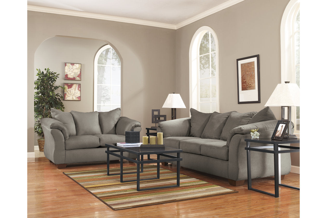 Darcy Cobblestone Loveseat - 7500535 - Luna Furniture - Dallas Store