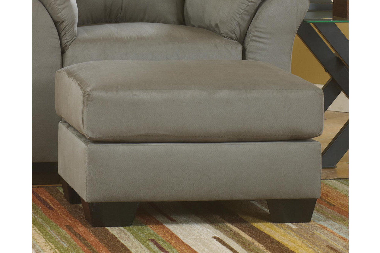 Darcy Cobblestone Ottoman - 7500514 - Luna Furniture - Dallas Store