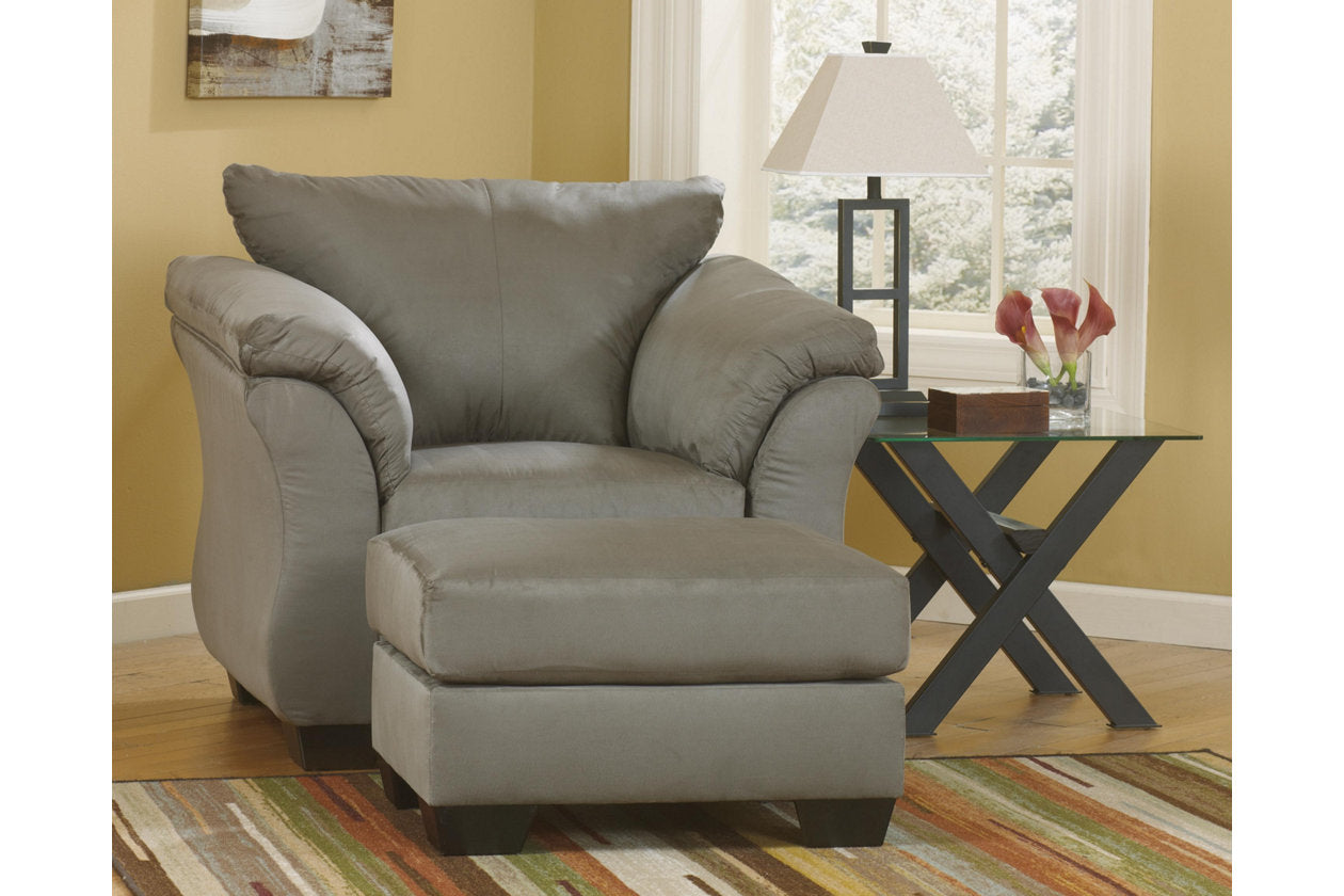 Darcy Cobblestone Ottoman - 7500514 - Luna Furniture - Dallas Store