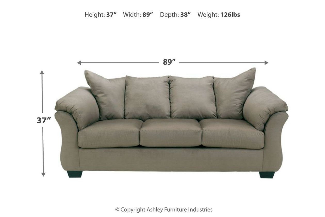 Darcy Cobblestone Sofa - 7500538 - Luna Furniture - Dallas Store