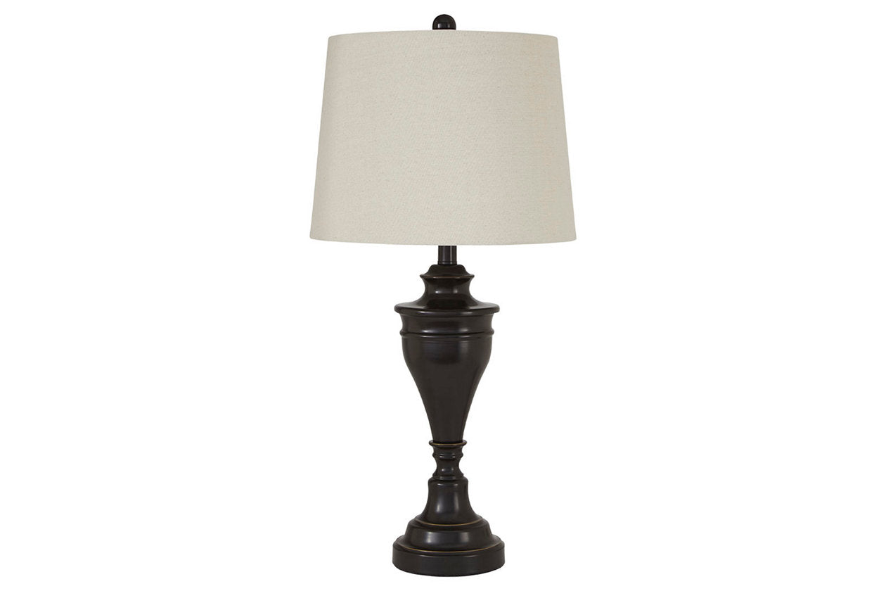 Darlita Bronze Finish Table Lamp, Set of 2 - L204024 - Luna Furniture - Dallas Store