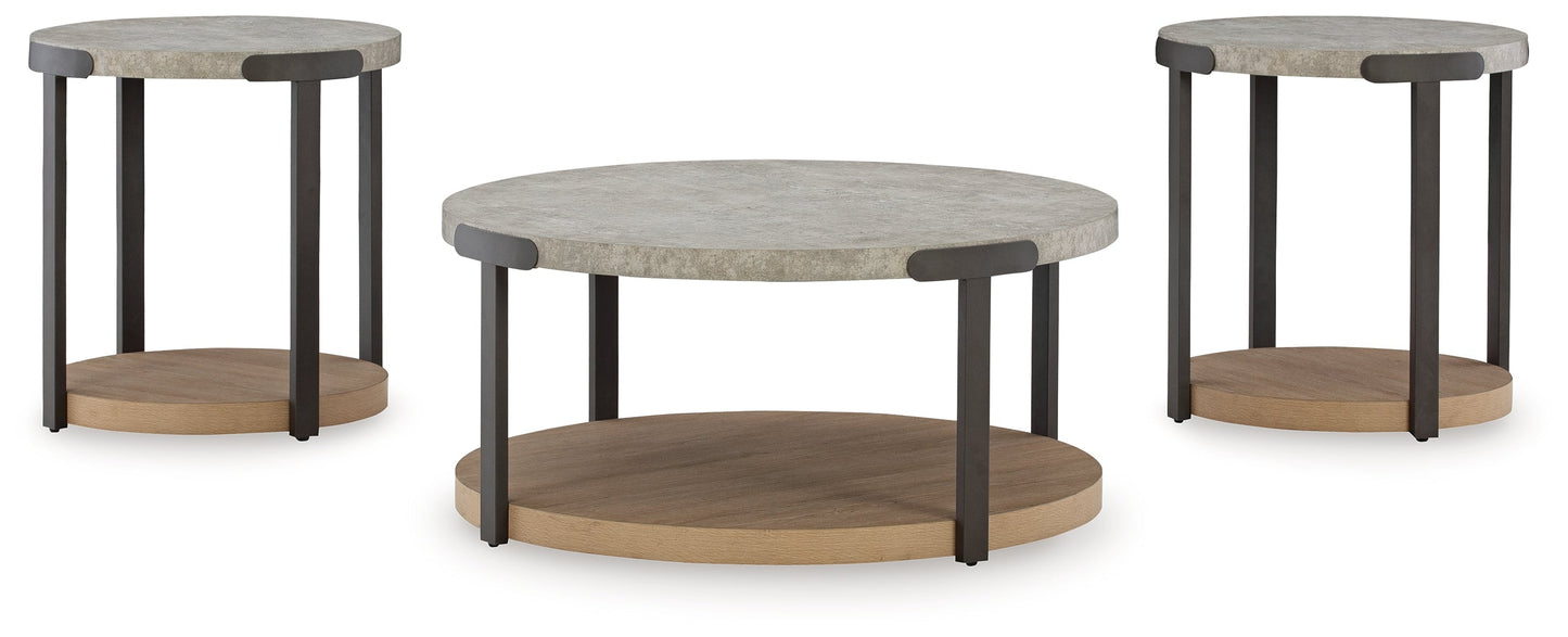 Darthurst Light Brown Table (Set of 3) - T383-13 - Luna Furniture - Dallas Store