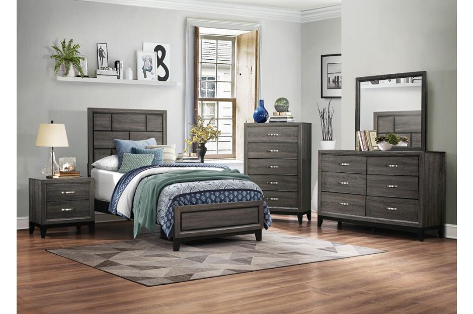 Davi Gray Chest - 1645-9 - Luna Furniture - Dallas Store
