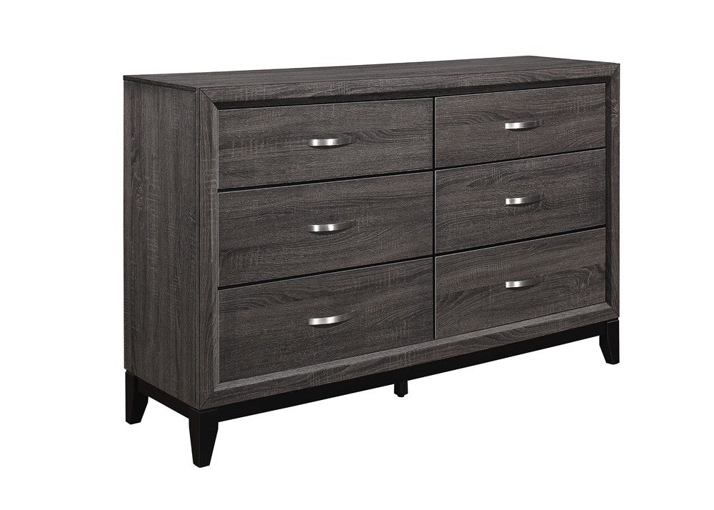 Davi Gray Dresser - 1645-5 - Luna Furniture - Dallas Store