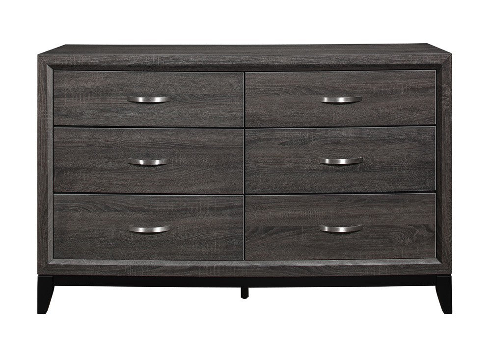 Davi Gray Dresser - 1645-5 - Luna Furniture - Dallas Store