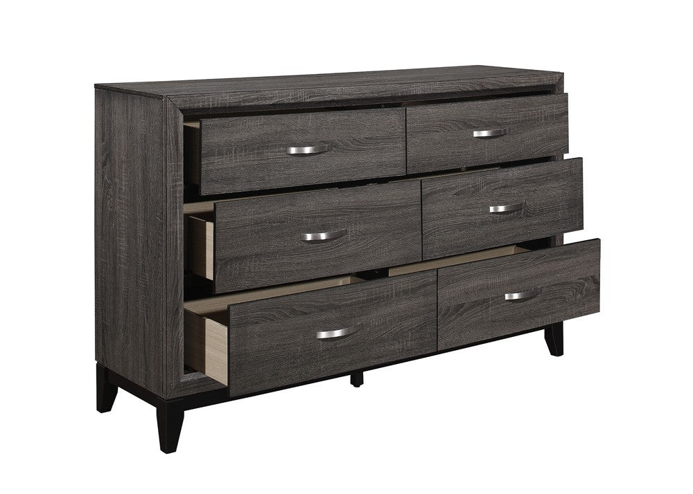 Davi Gray Dresser - 1645-5 - Luna Furniture - Dallas Store