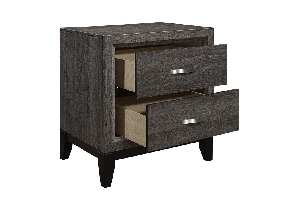 Davi Gray Nightstand - 1645-4 - Luna Furniture - Dallas Store