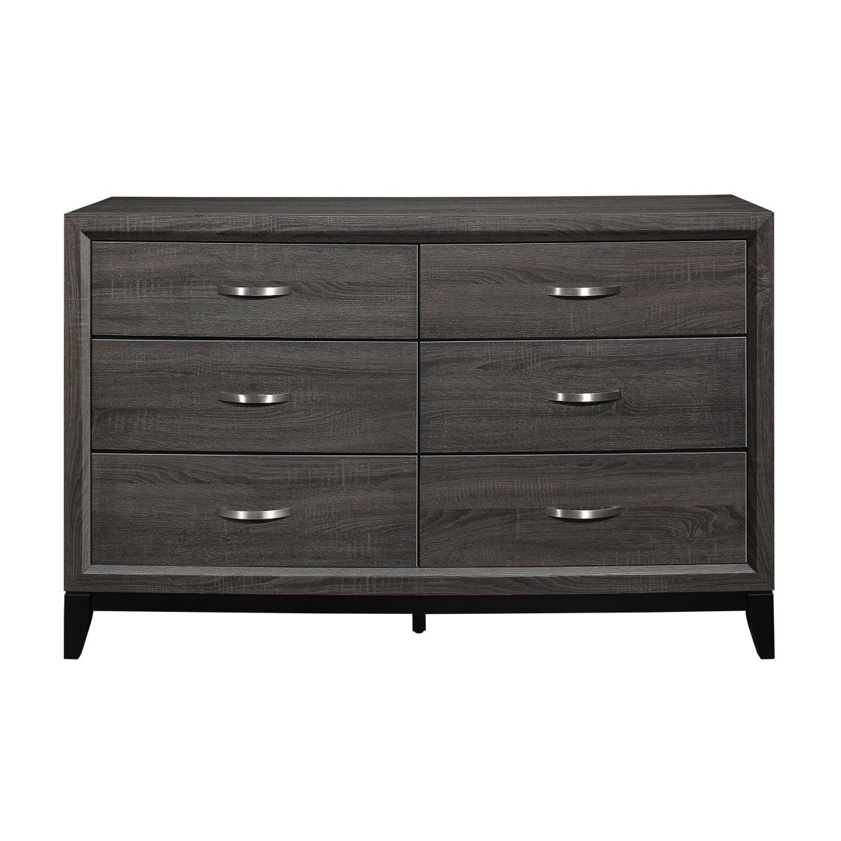 Davi Gray Panel Bedroom Set - SET | 1645K-1 | 1645-3 | 1645-5 | 1645-6 | 1645-4 | 1645-9 - Luna Furniture - Dallas Store