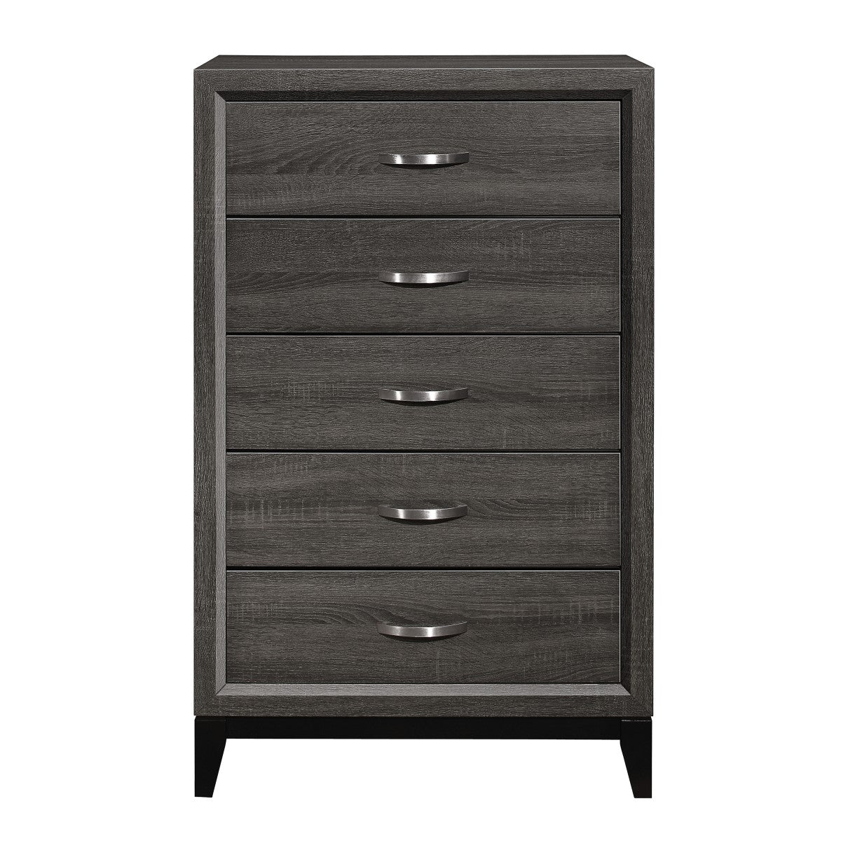 Davi Gray Panel Bedroom Set - SET | 1645K-1 | 1645-3 | 1645-5 | 1645-6 | 1645-4 | 1645-9 - Luna Furniture - Dallas Store