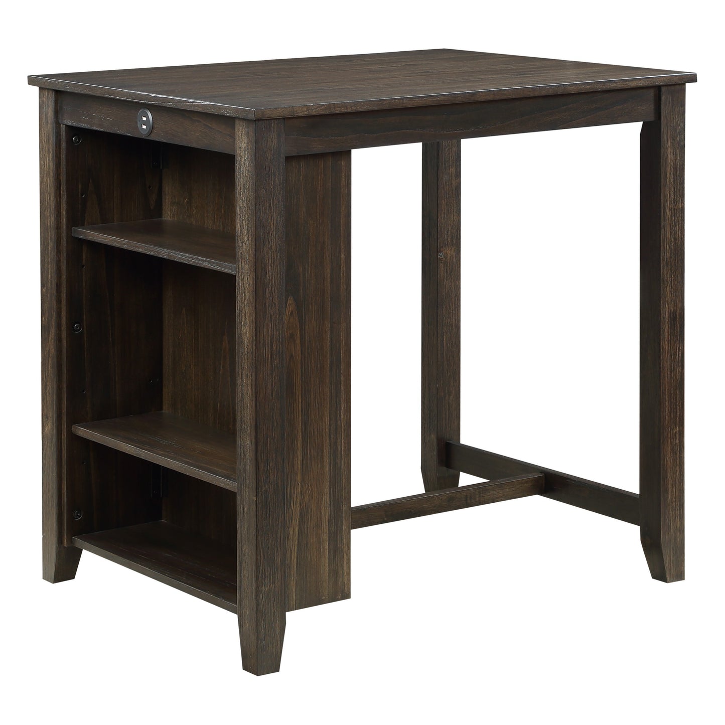 Daye Burnished Brown Cherry 3-Piece Counter Height Set - 5773DC-32 - Luna Furniture - Dallas Store
