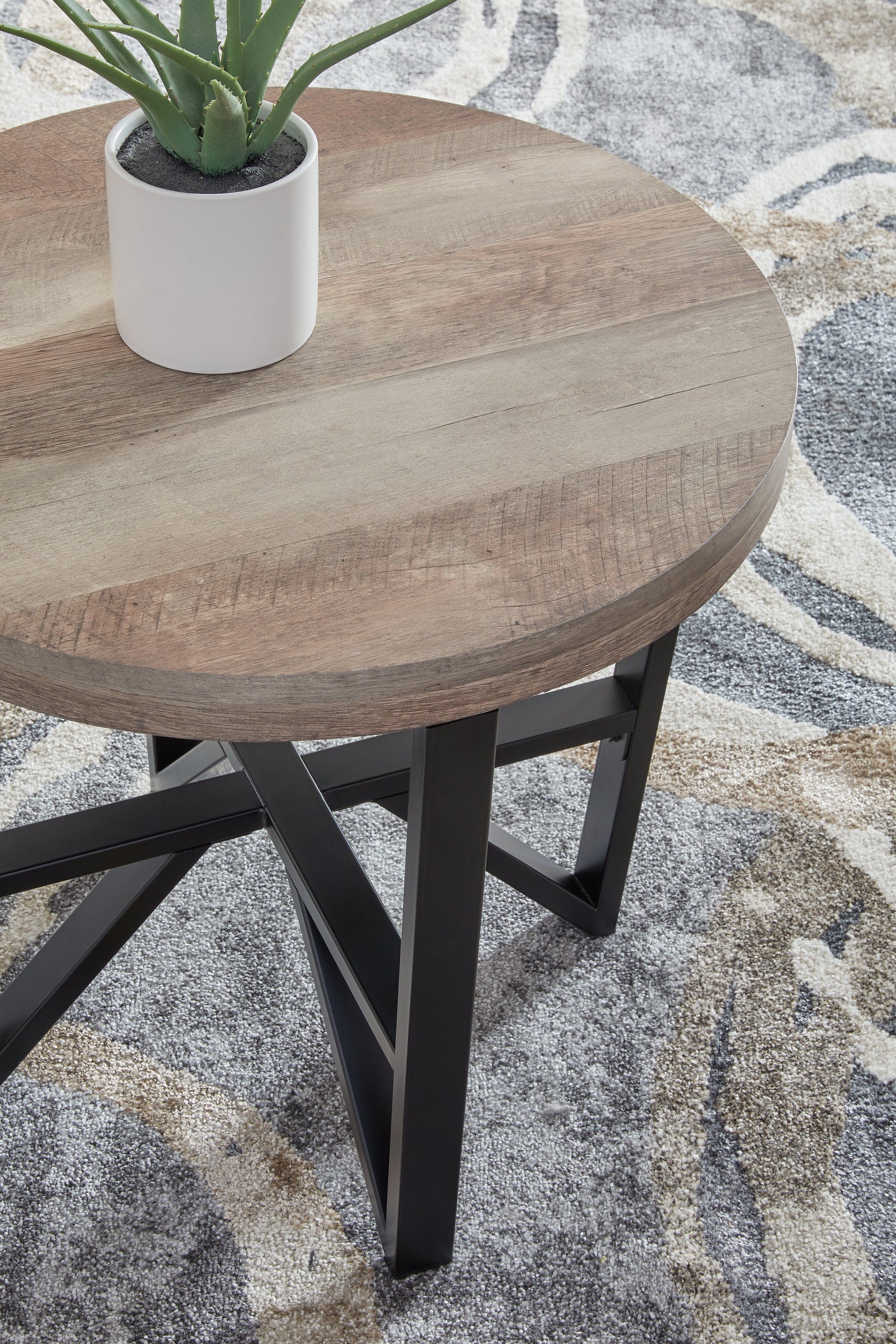 Deanlee Grayish Brown/Black Table (Set of 3) - T235-13 - Luna Furniture - Dallas Store