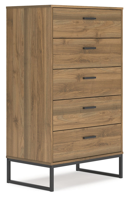 Deanlow Honey Chest of Drawers - EB1866-245 - Luna Furniture - Dallas Store