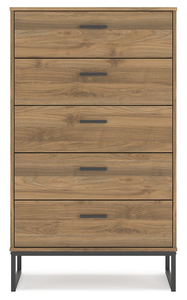 Deanlow Honey Chest of Drawers - EB1866-245 - Luna Furniture - Dallas Store